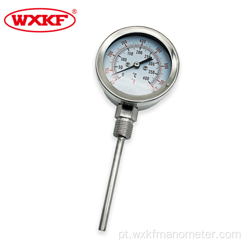 0-1000 graus termômetro bimetálico medidores